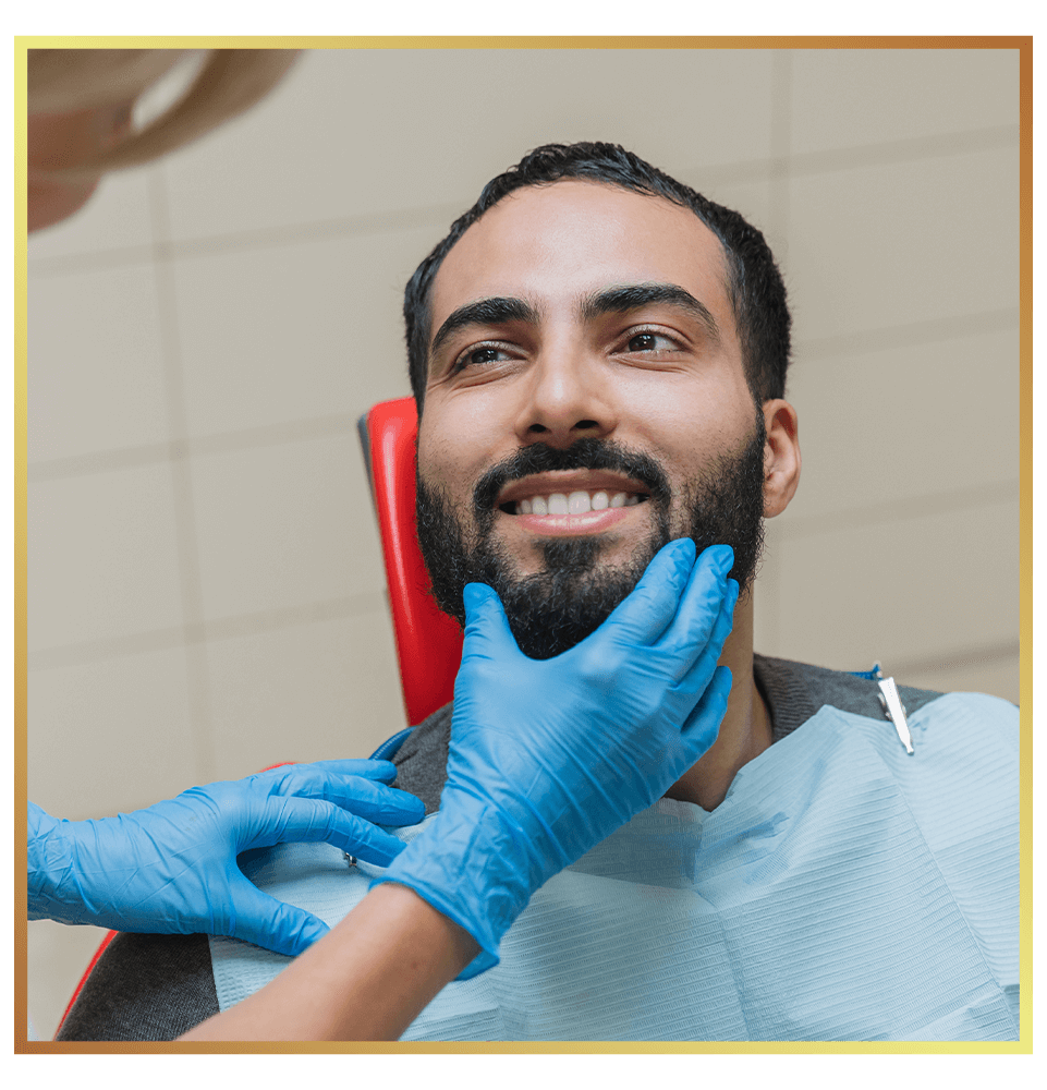 dental patient relaxed during sedation