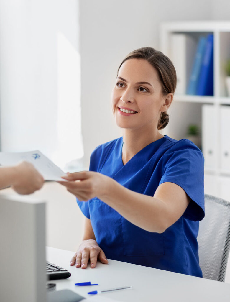 health insurance forms shown
