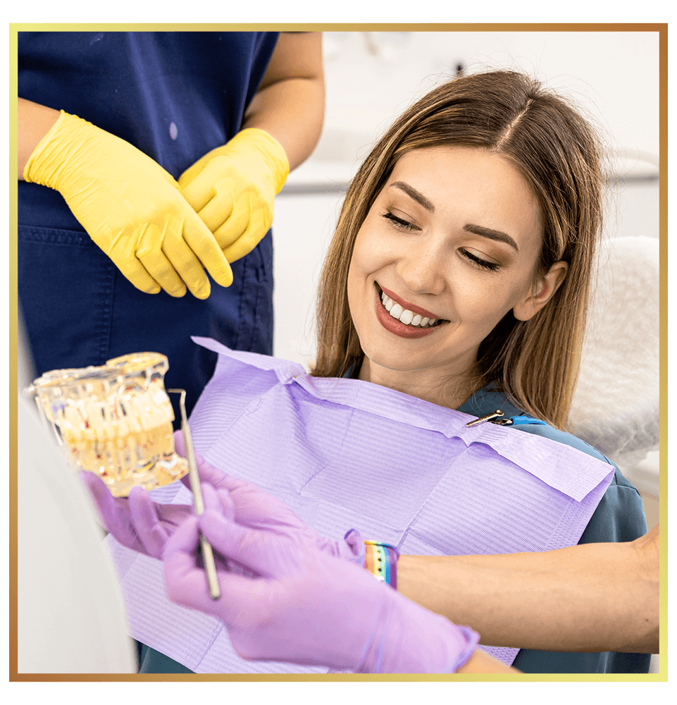 smiling patient