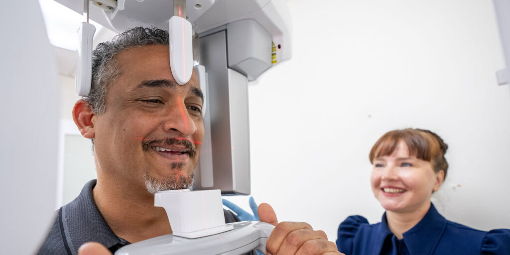 cbct scan with tech mobile